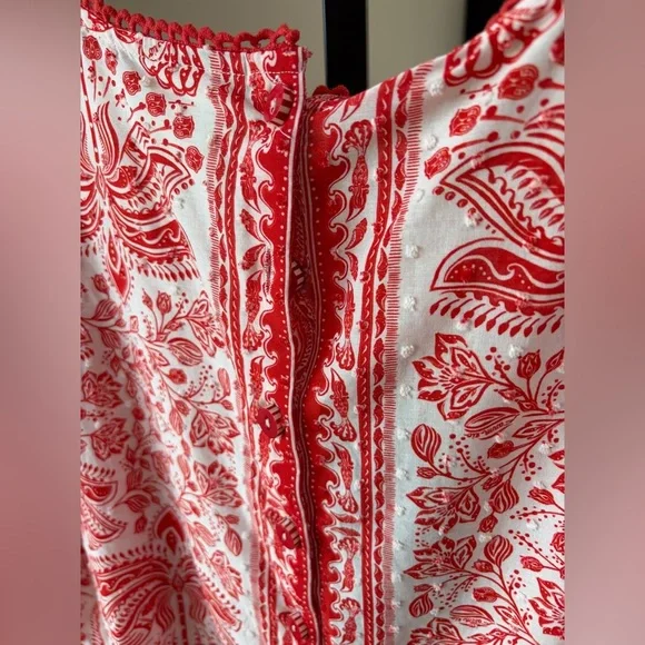 Farm Rio: Red River Ride Blouse - Picture 7 of 8